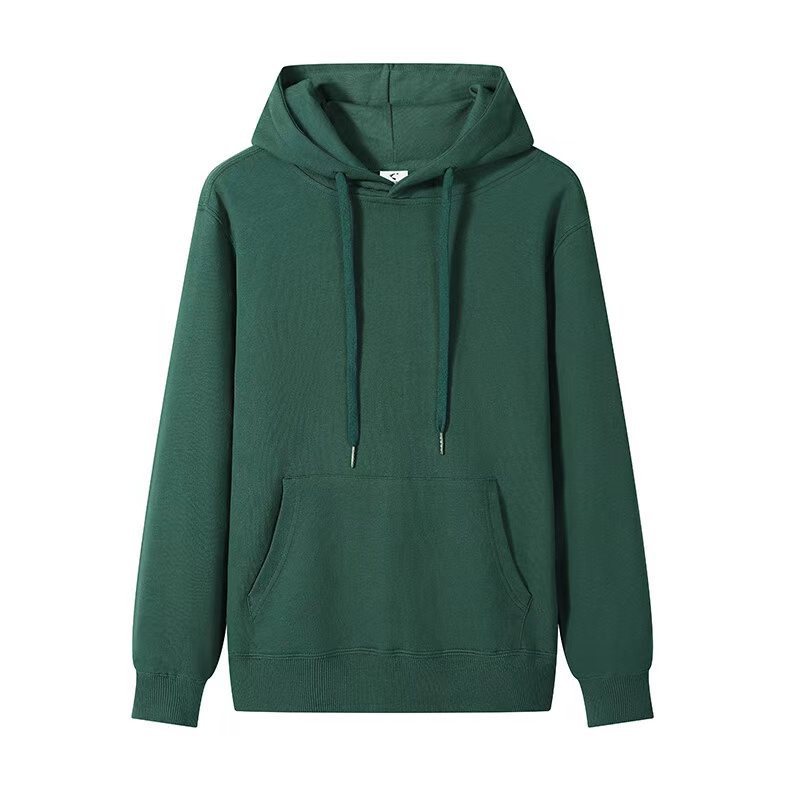 Hoodie en pur coton de 300g, entièrement en laine de coton, à capuche.