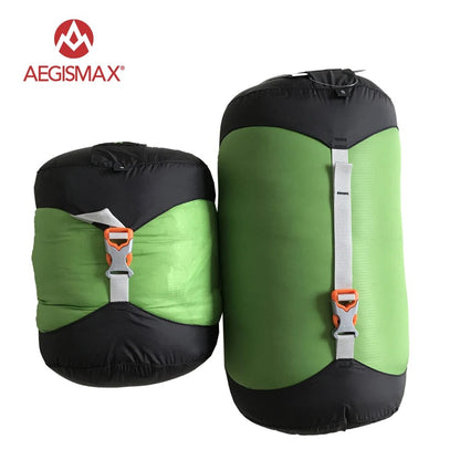 Sac de compression pour sac de couchage de plein air AEGISMAX - Sac de rangement de haute qualité pour transporter les accessoires du sac de couchage.