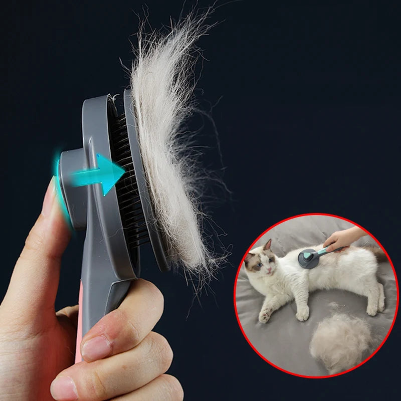 Brosse de toilettage pour animaux qui permet de démêler les poils