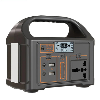 Station d'alimentation portable 100 W 24 000 mAh, alimentation d'urgence, générateur solaire 220 V, batterie de secours externe pour camping en extérieur.