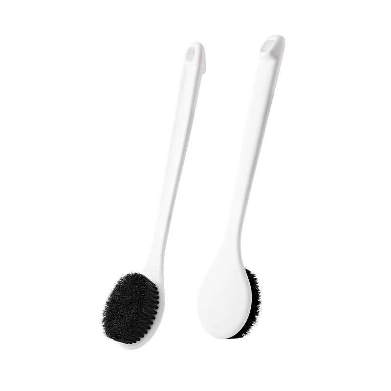 Applicateur multifonction pour lotion, crème solaire, pommade, avec long manche, nettoyant pour le corps, brosse de douche, applicateur de crème solaire pour le dos (noir)