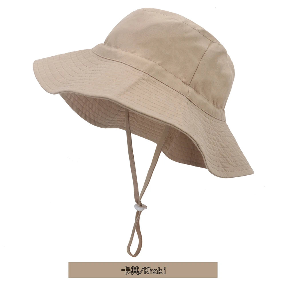 Chapeau d’été pour bébé avec protection UV, tailles XS, M, L. Chapeau bob pour enfants, filles et garçons, pour l’extérieur, la plage, style Panama. Casquette bob pour tout-petits et nourrissons.