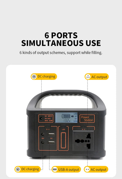 Alimentation énergétique d'urgence pour diffusion en direct en extérieur YINGFA 220 V 100 W 76,8 Wh