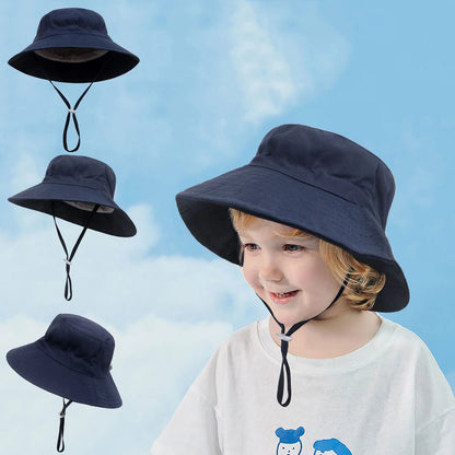 Chapeau d’été pour bébé avec protection UV, tailles XS, M, L. Chapeau bob pour enfants, filles et garçons, pour l’extérieur, la plage, style Panama. Casquette bob pour tout-petits et nourrissons.