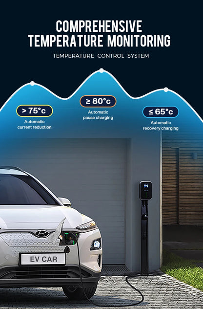 Meilleure station de recharge pour véhicules électriques 32 A Wallbox Pile 7 kW type 2 Chargeur EV