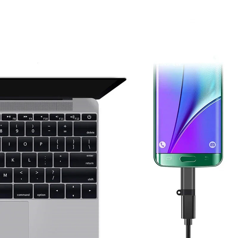 Adaptateur USB Type-C : converti Micro USB femelle en USB-C mâle pour les câbles de charge et de transfert de données Xiaomi et Samsung.