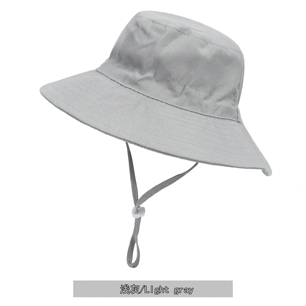 Chapeau d’été pour bébé avec protection UV, tailles XS, M, L. Chapeau bob pour enfants, filles et garçons, pour l’extérieur, la plage, style Panama. Casquette bob pour tout-petits et nourrissons.