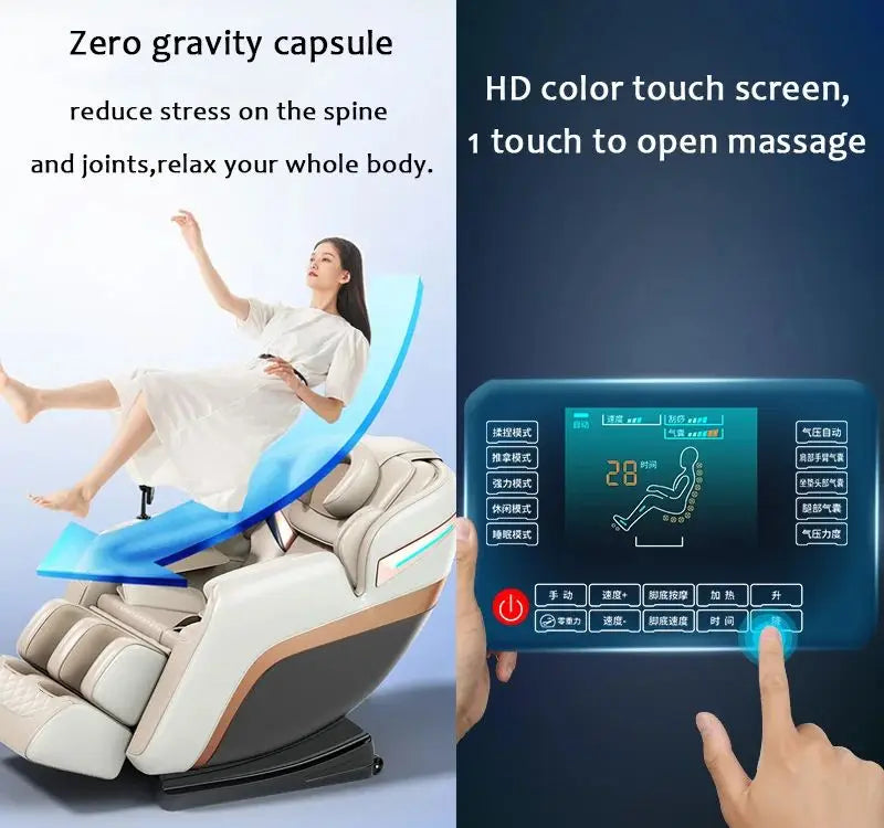 Fauteuil inclinable moderne automatique La-Z-Boy avec réflexologie, fauteuil de cinéma inclinable avec massage électrique