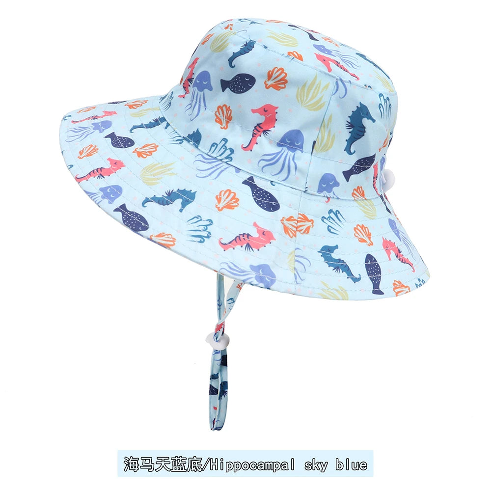 Chapeau d’été pour bébé avec protection UV, tailles XS, M, L. Chapeau bob pour enfants, filles et garçons, pour l’extérieur, la plage, style Panama. Casquette bob pour tout-petits et nourrissons.