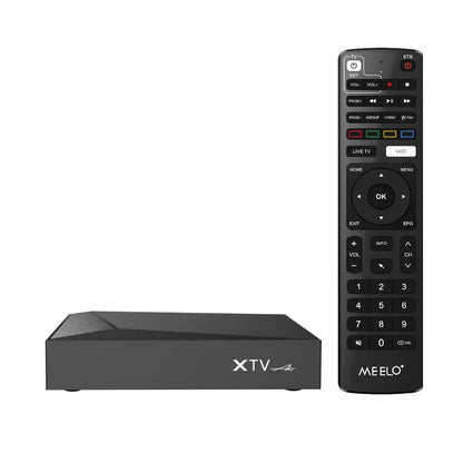 Le XTV AIR Meelo+ est un boîtier IPTV orienté vers le monde de la télévision en streaming.