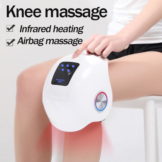 Instrument de physiothérapie pour genou avec massage à l'air chauffé au laser garantie à vie  Soulagement de la douleur et massage des jambes pour la réhabilitation